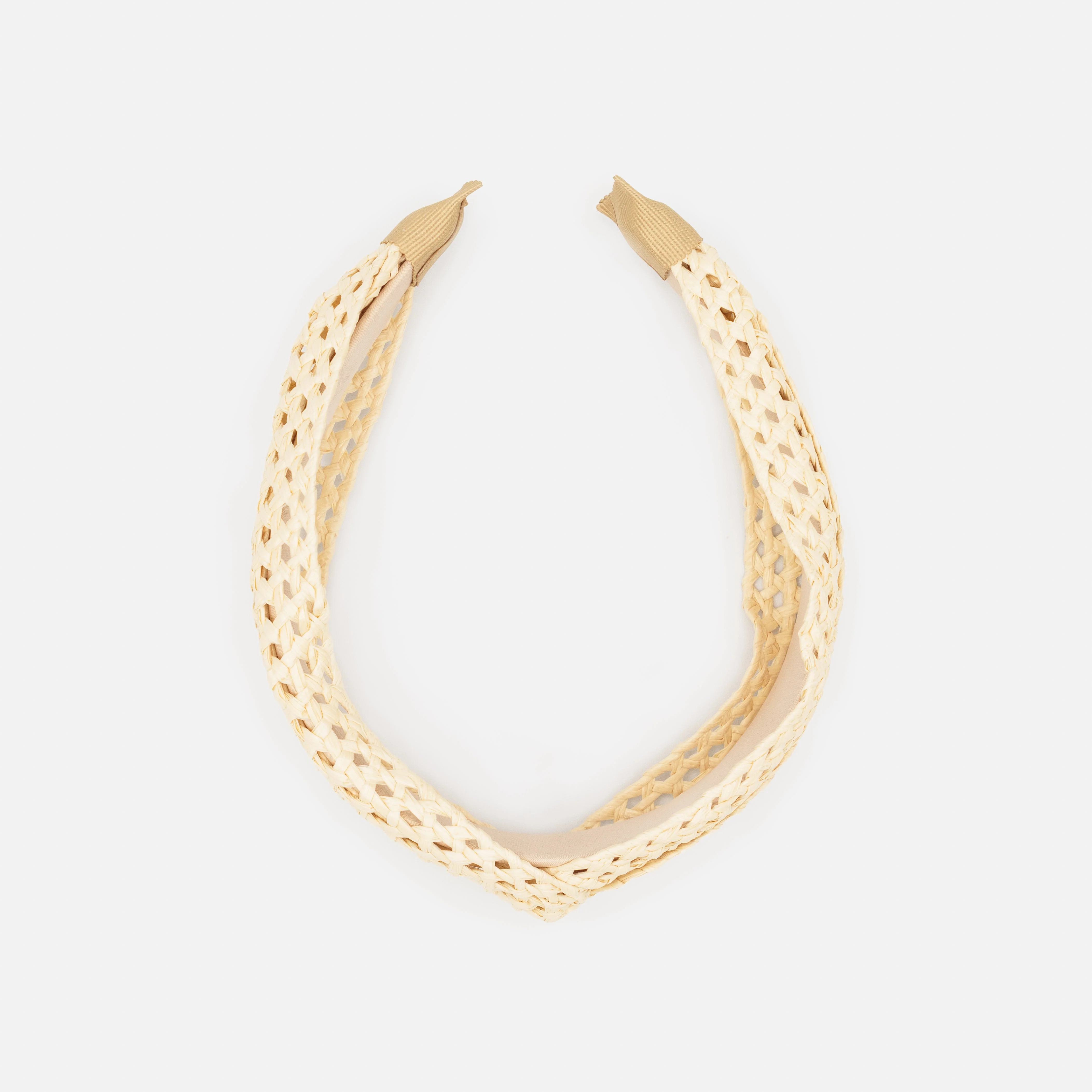 Bandeau en paille tressée - Image 2