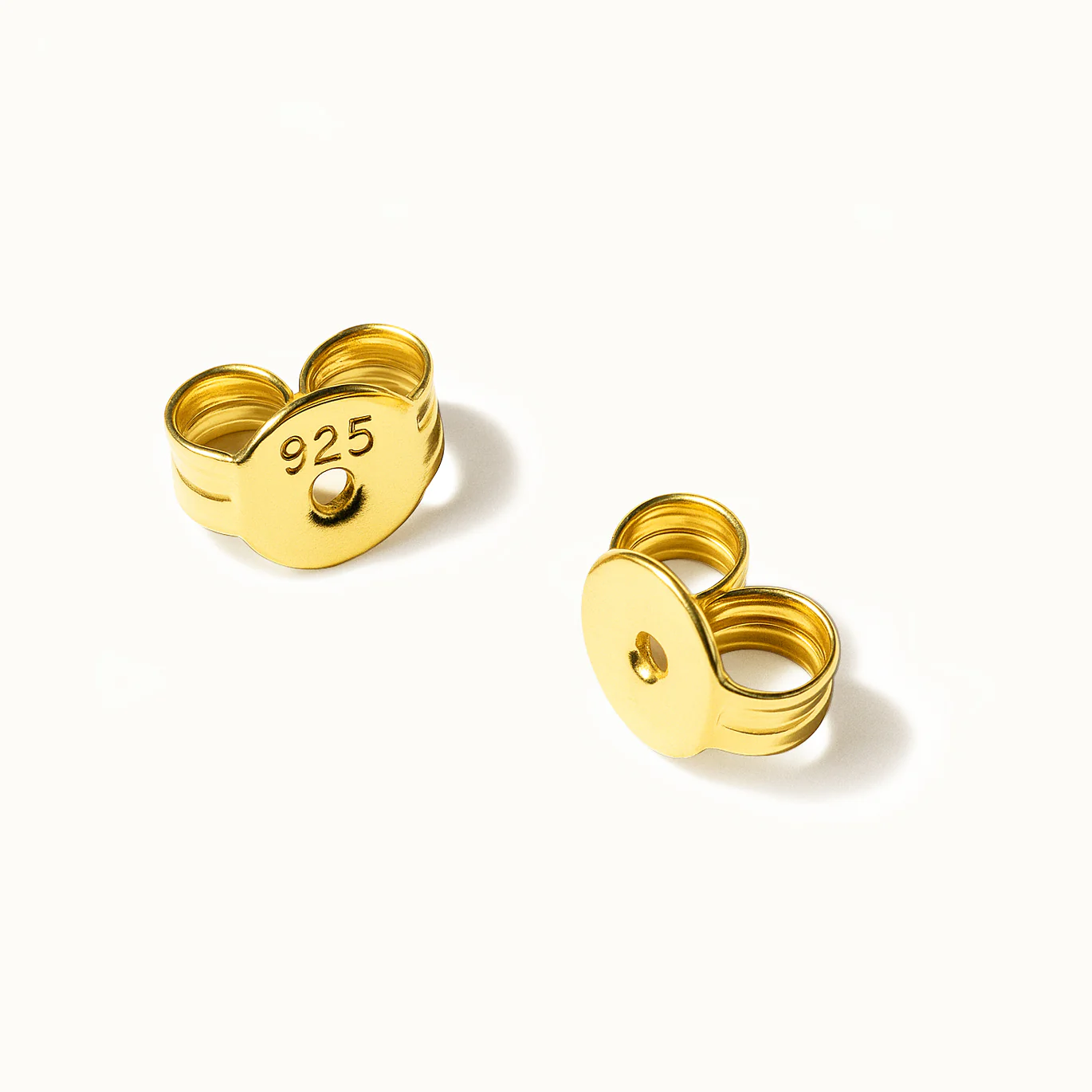 Boucles d'oreilles en or vermeil serties de marquises - Image 4