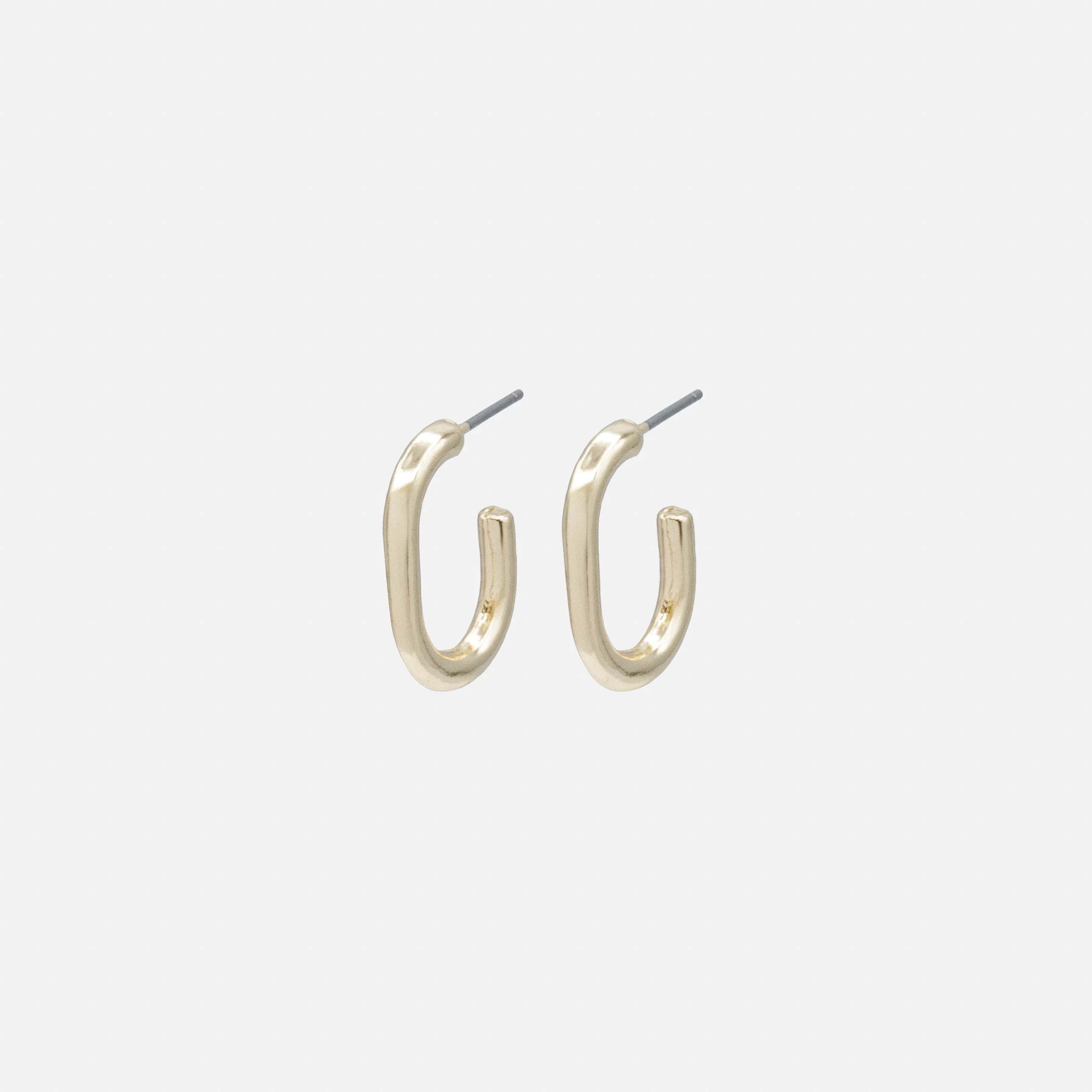 Boucles d'oreilles petits anneaux dorés