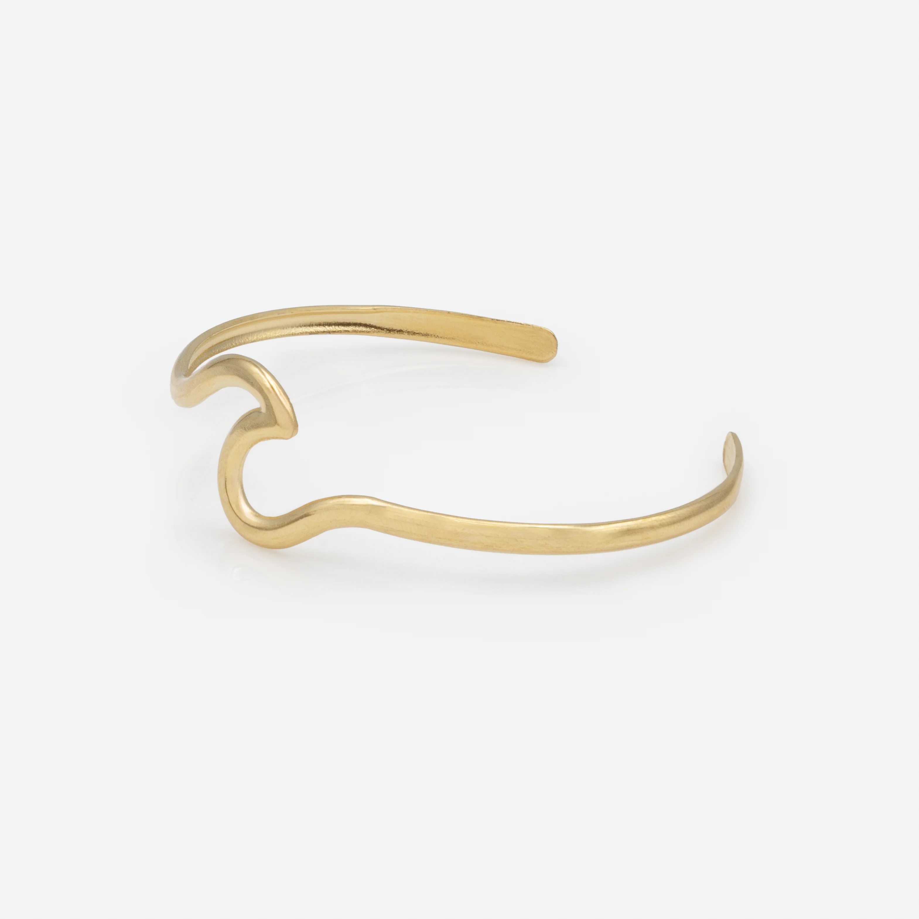 Bracelet doré tsunami en acier inoxydable - Image 2