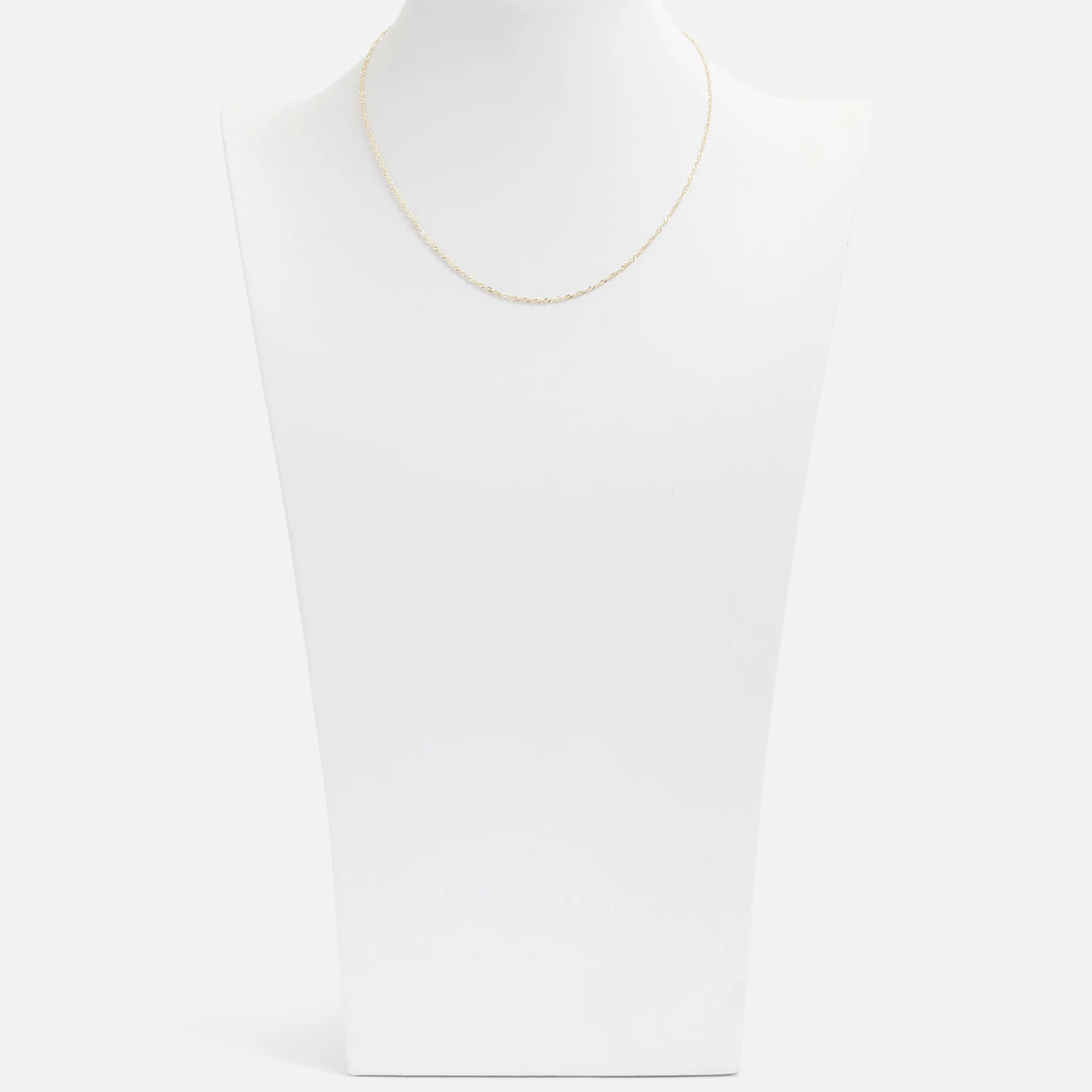 Chaîne singapour en or 10 carats 16 pouces - Image 3