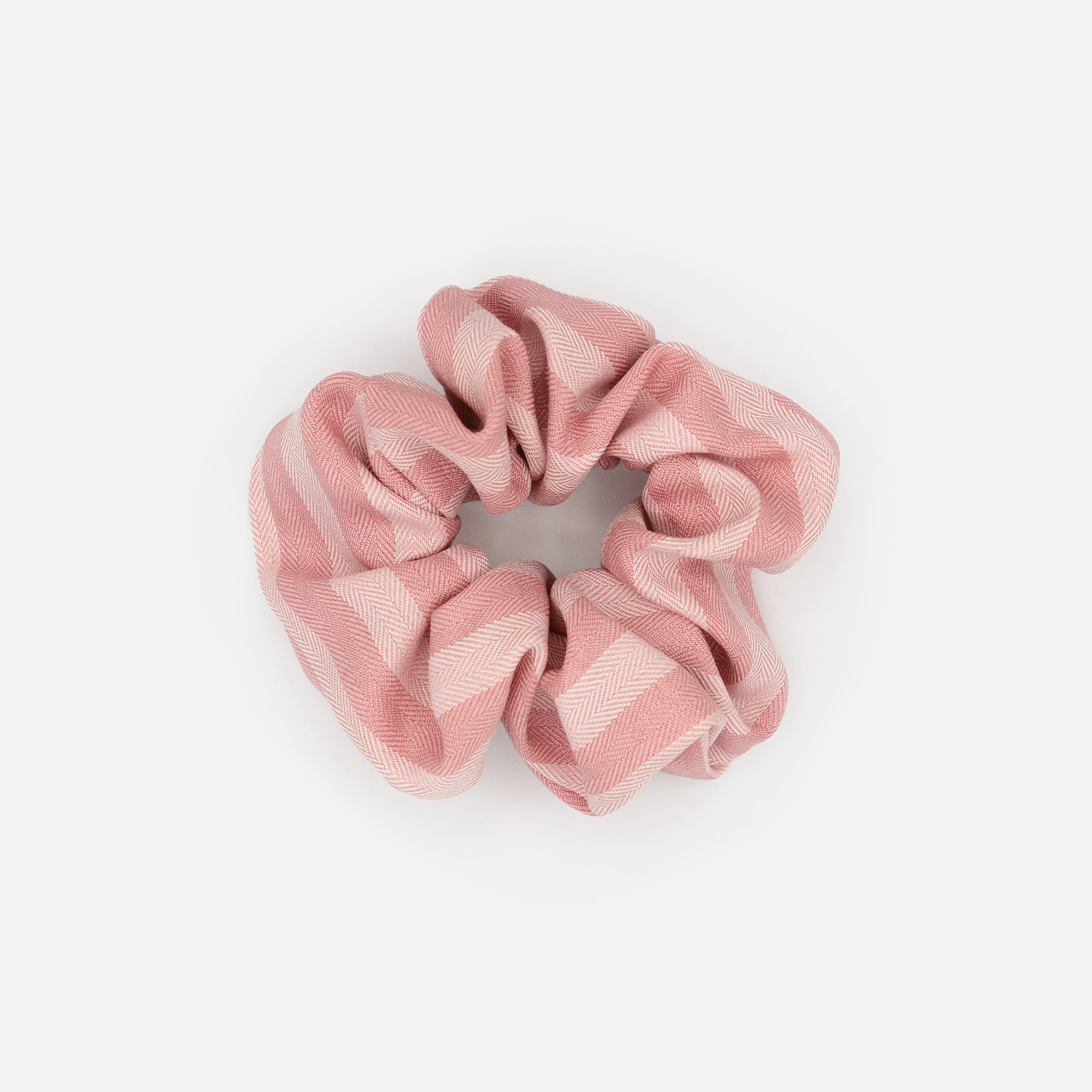 Chouchou à rayures roses - Image 2