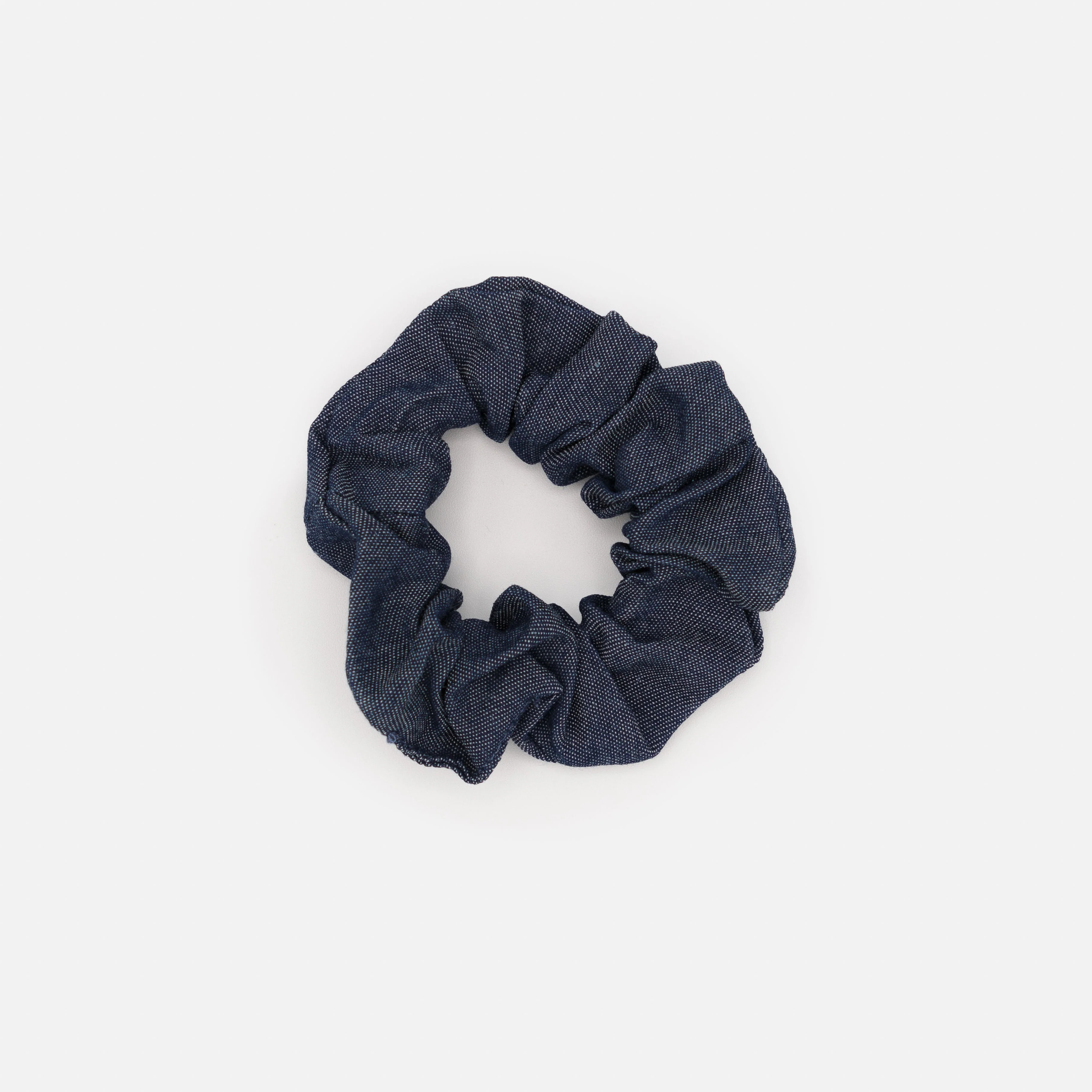 Chouchou en denim foncé - Image 2