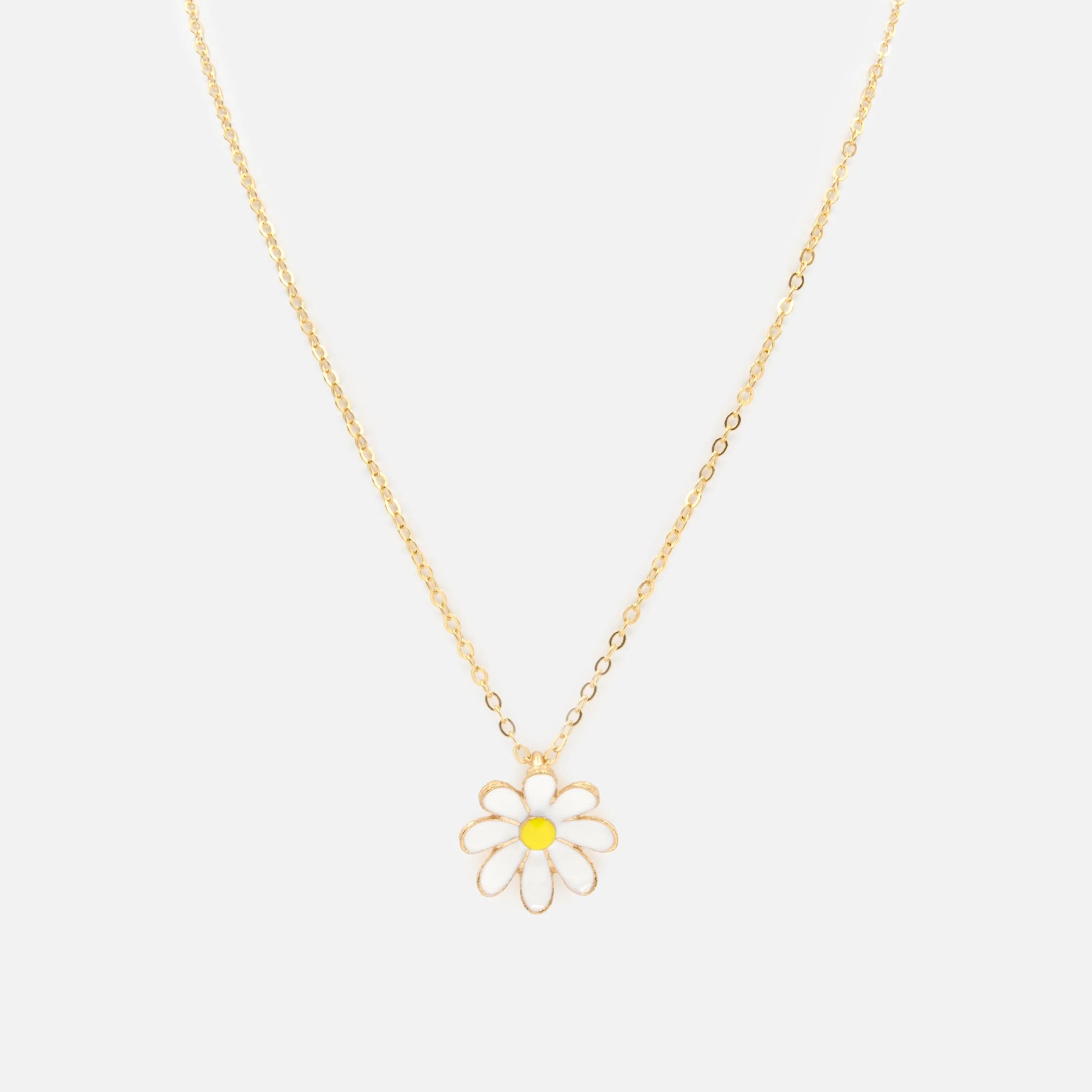 Collier doré marguerite