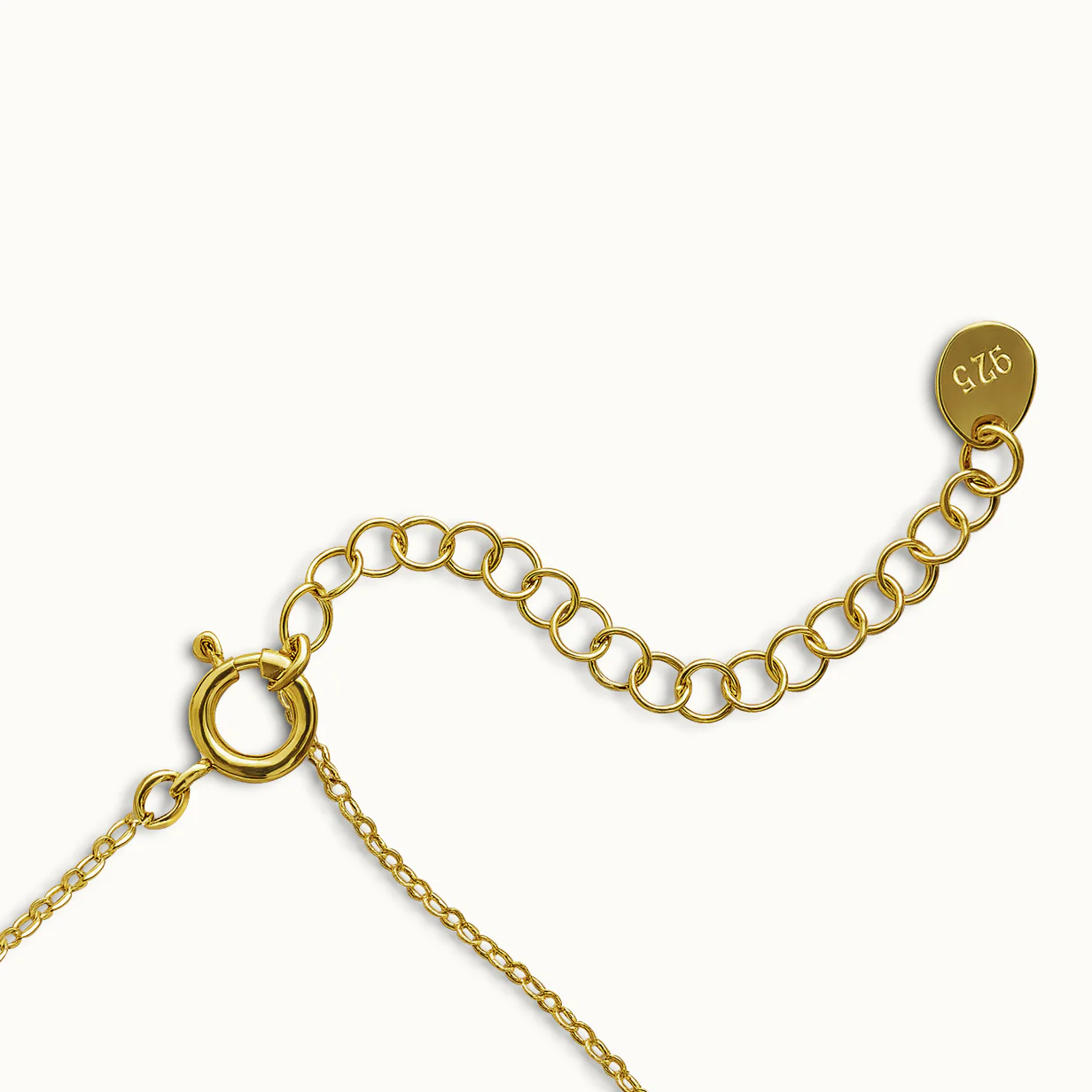 Collier pendentif cœur irrégulier en or vermeil - Image 3