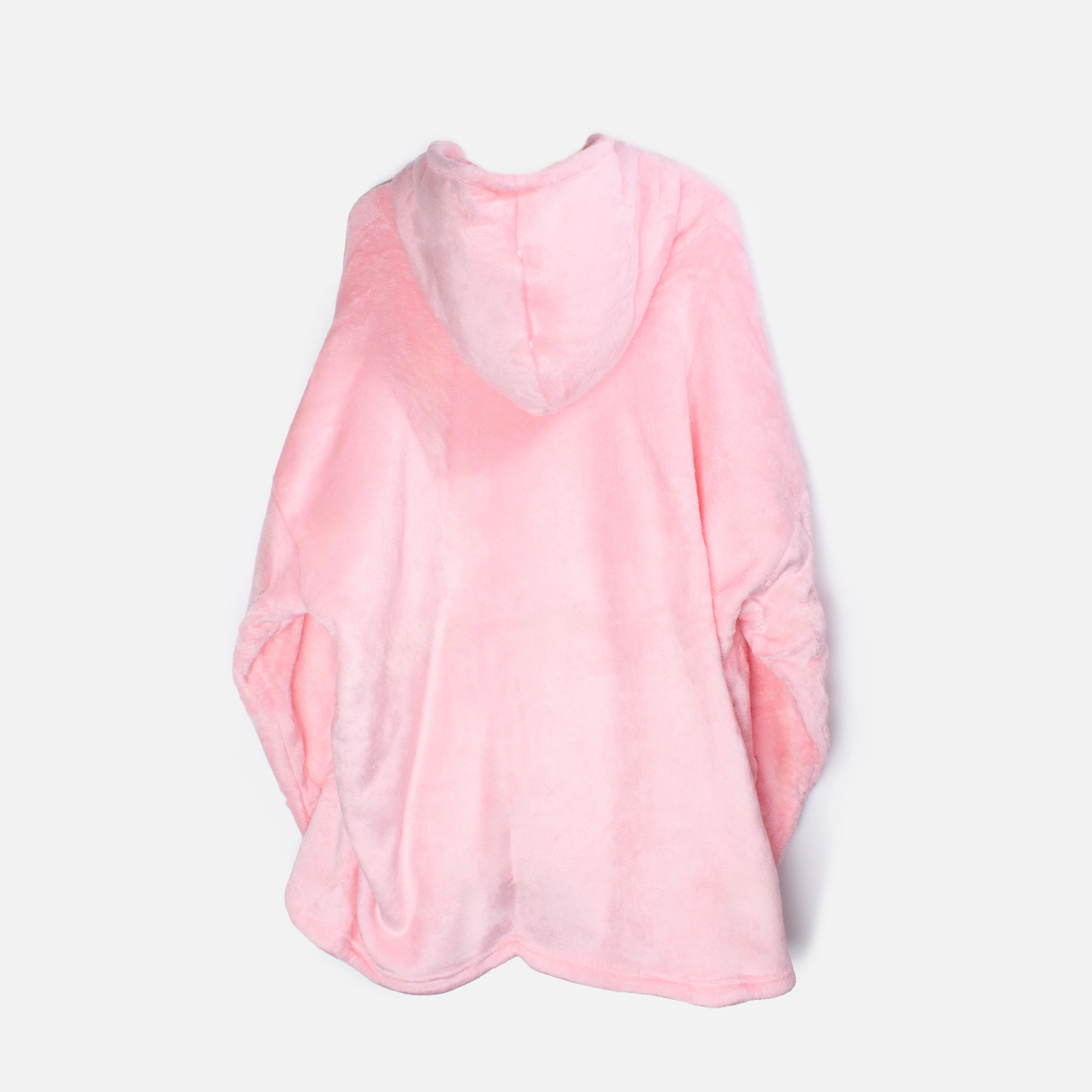 Couverture à capuche rose - Image 2