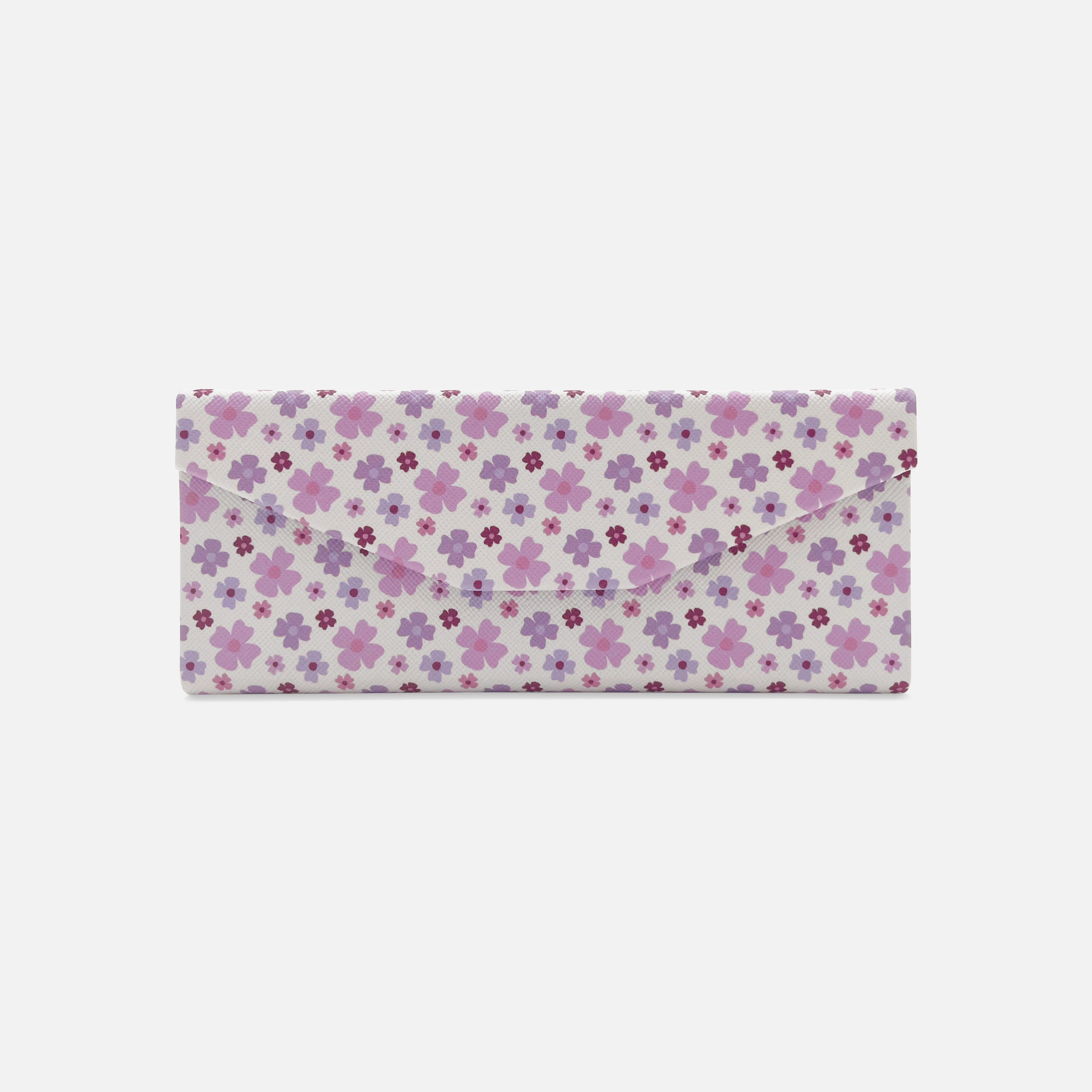 Étui à lunettes de soleil pliable à fleurs