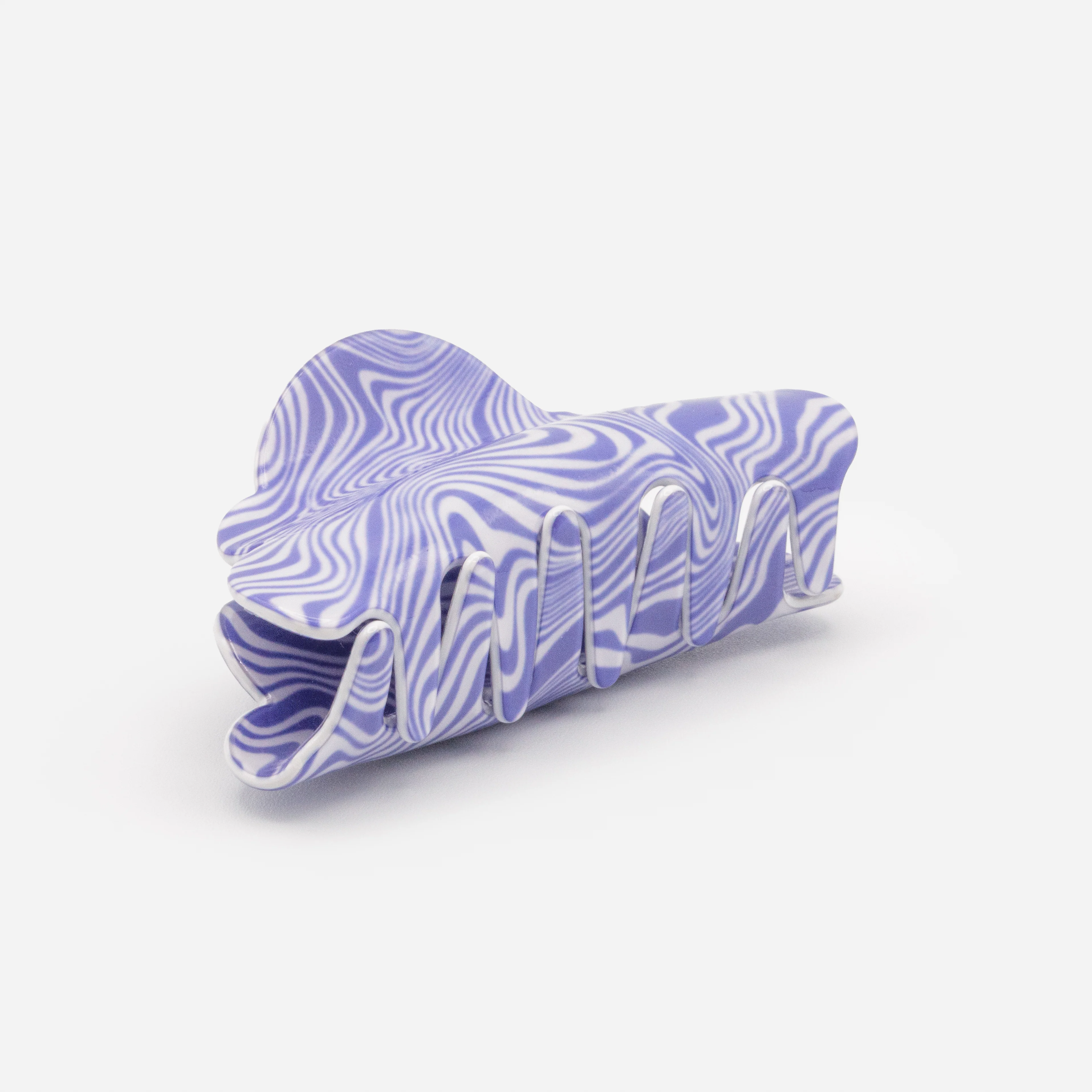 Grande pince bleue à motif psychédélique - Image 3