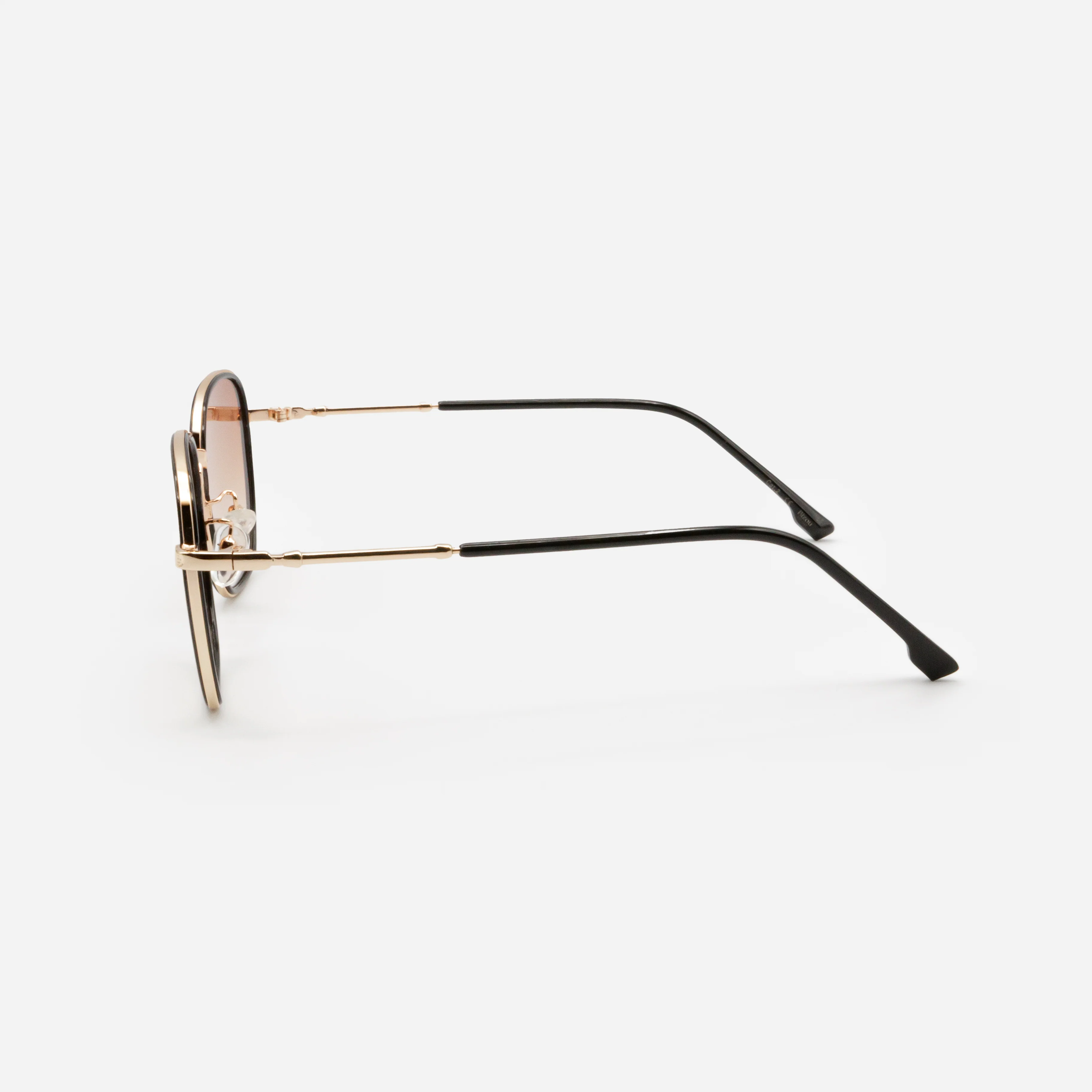 Lunettes de soleil noires et dorées - Image 2