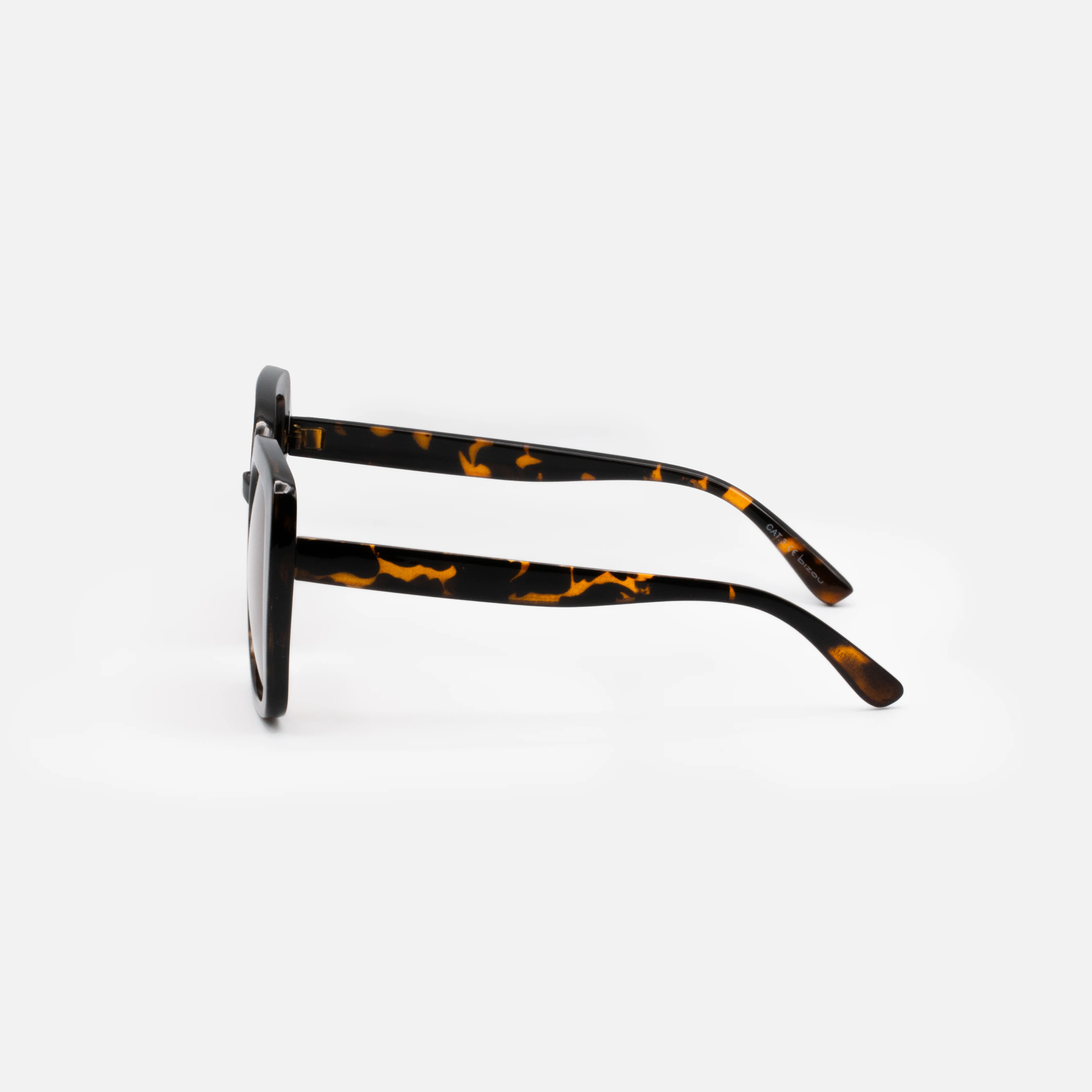 Lunettes de soleil carrées tortoise - Image 2
