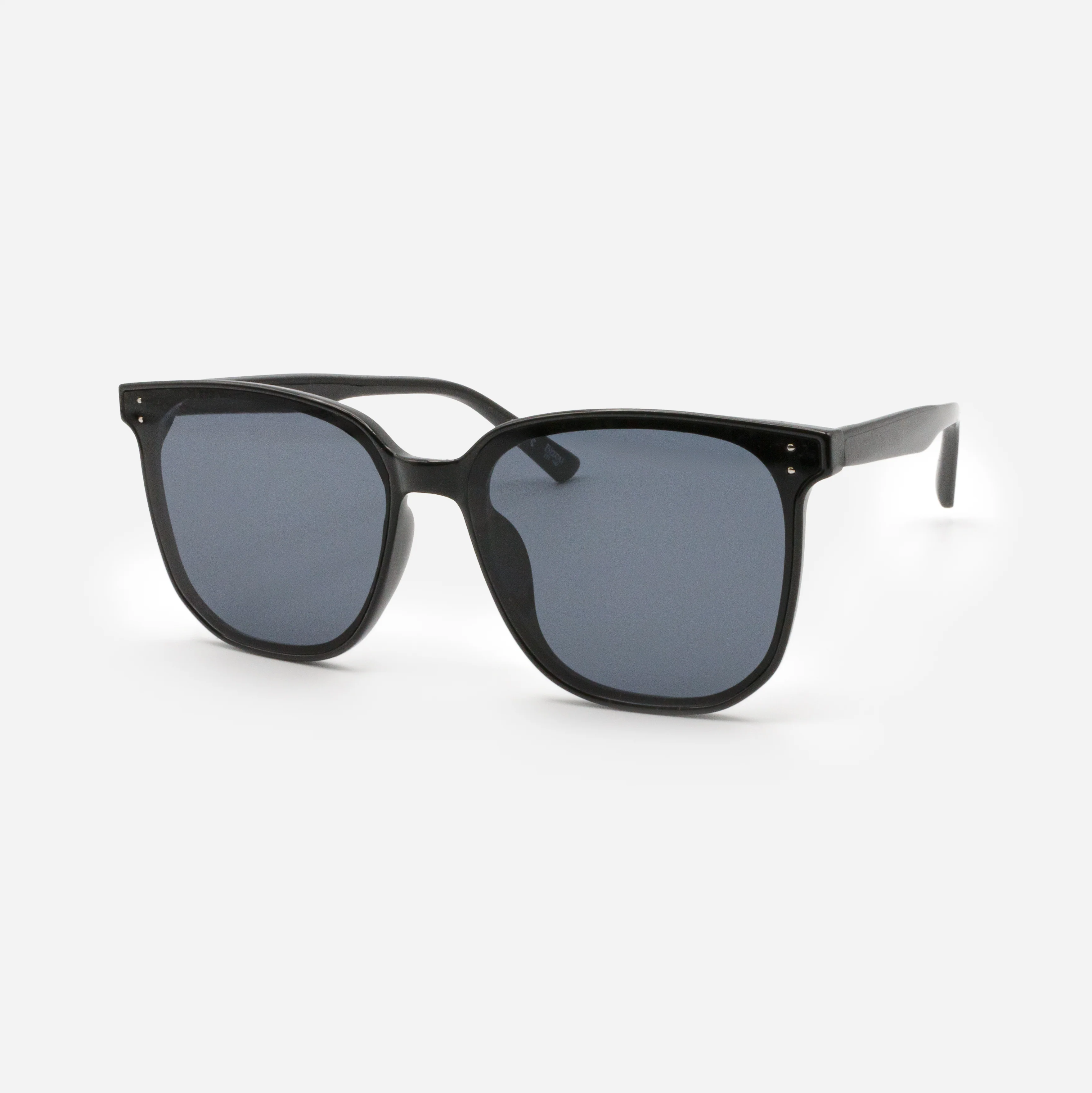Lunettes de soleil noires avec verres noirs