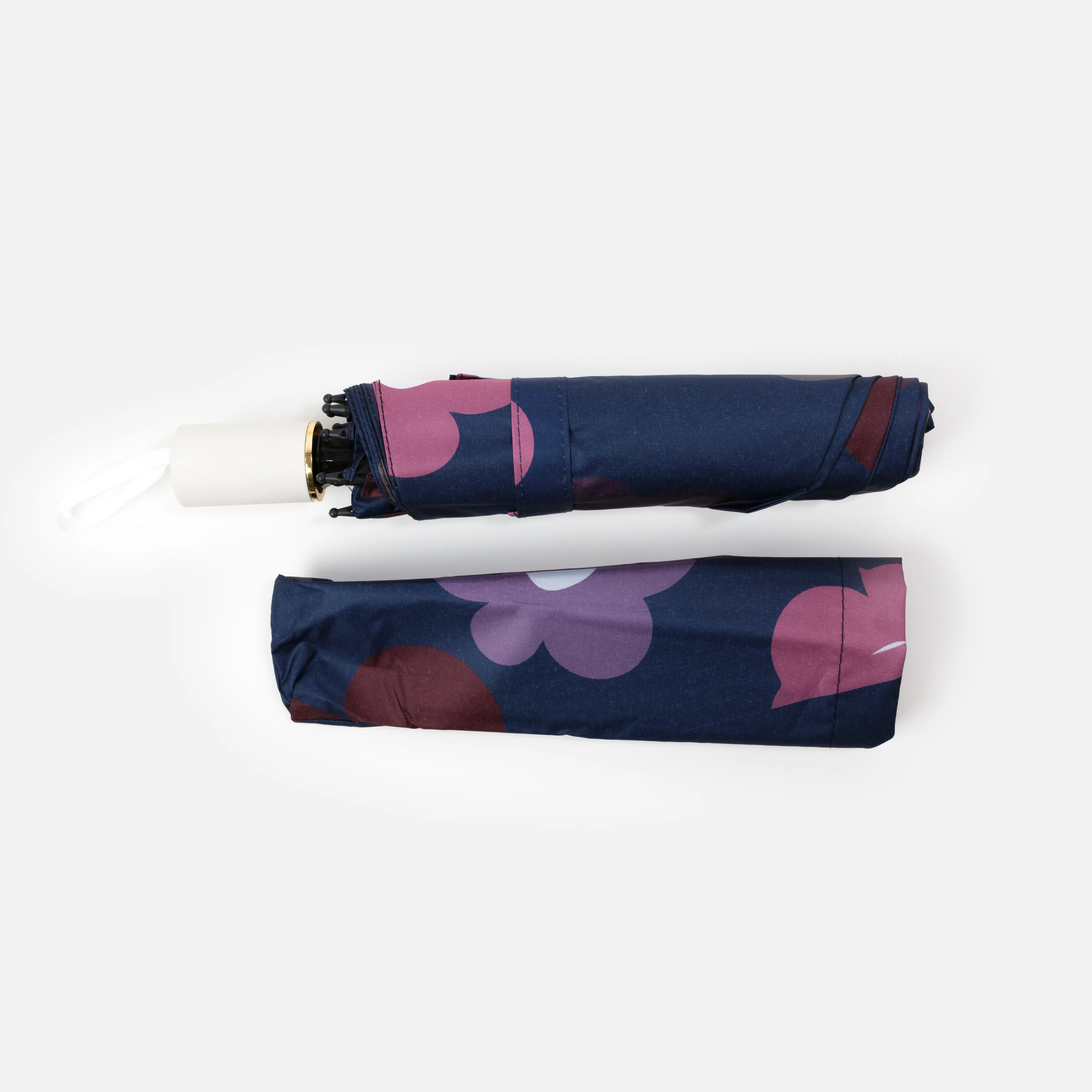 Parapluie marine avec fleurs colorées et sac de rangement - Image 4