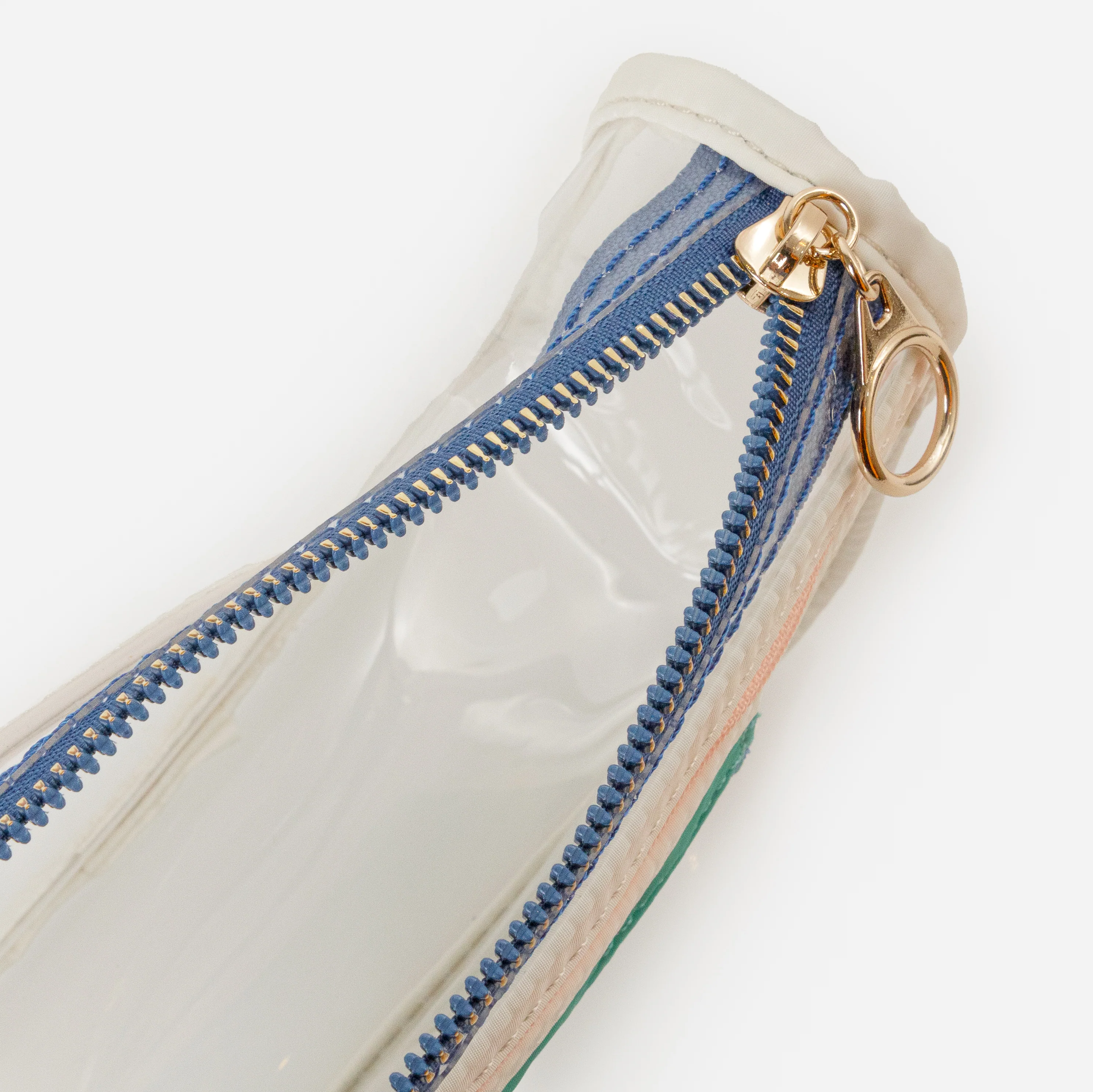 Pochette à cosmétiques translucide avec touches de couleurs - Image 4