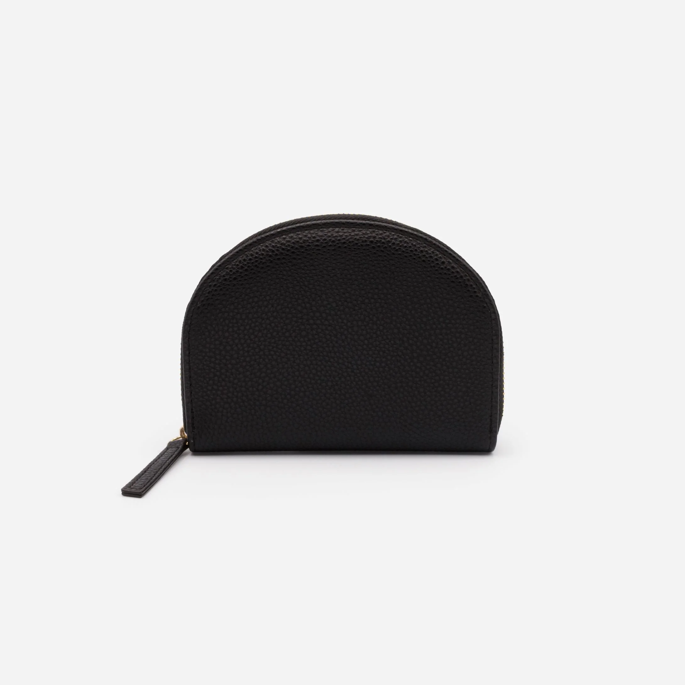 Portefeuille Demi-Lune Noir en PU