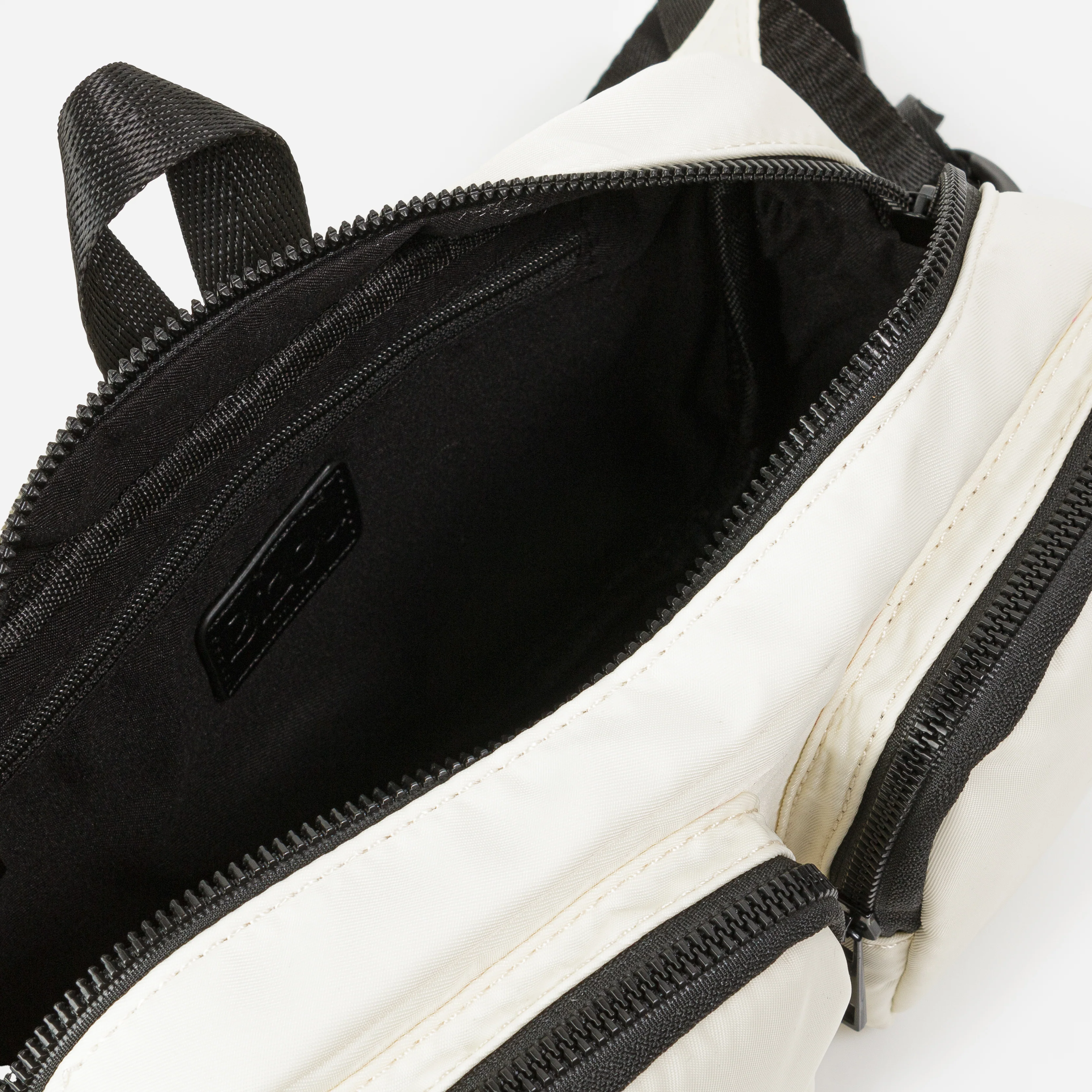 Sac banane ivoire en toile - Image 4