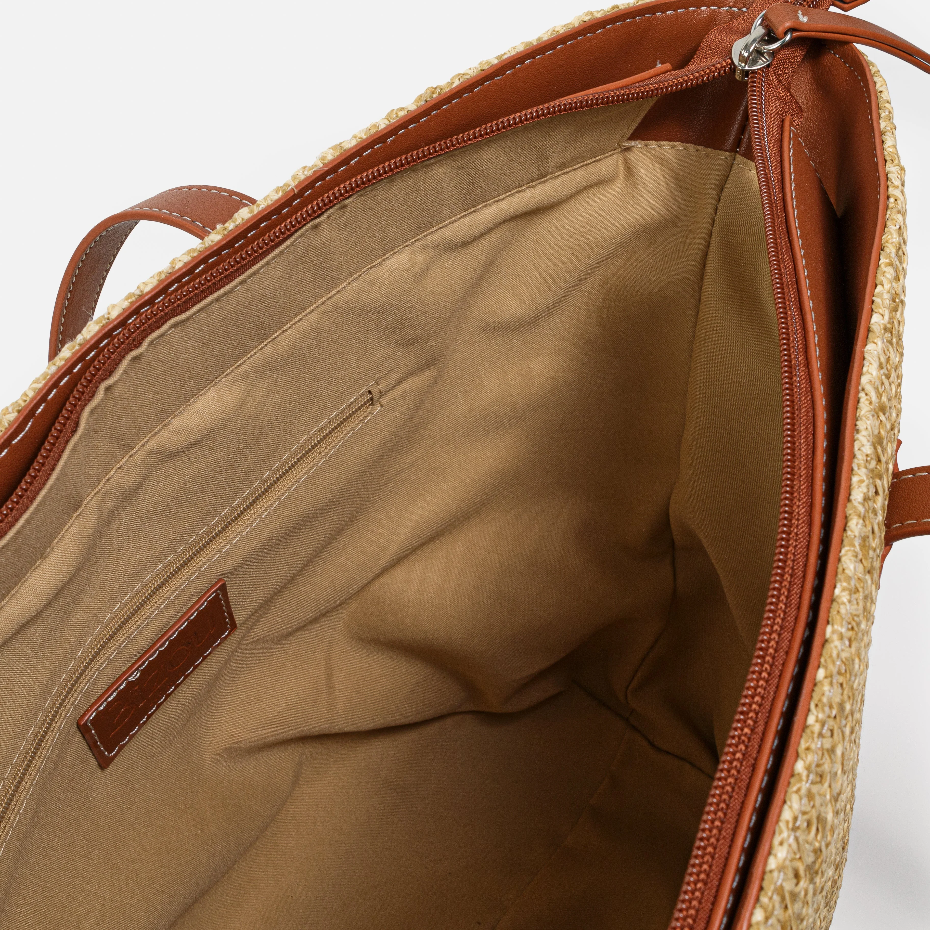Sac fourre-tout en paille tressée - Image 4