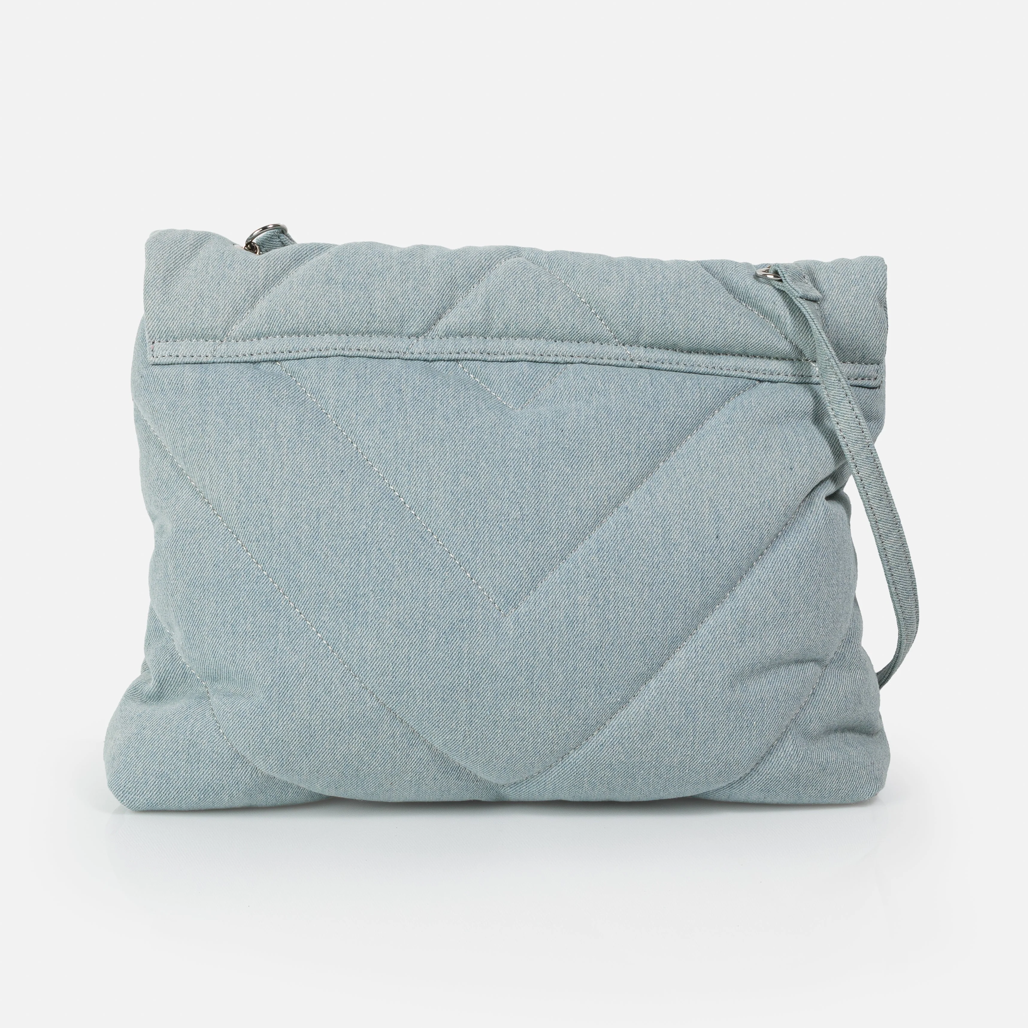 Sac fourre-tout en denim matelassé - Image 2