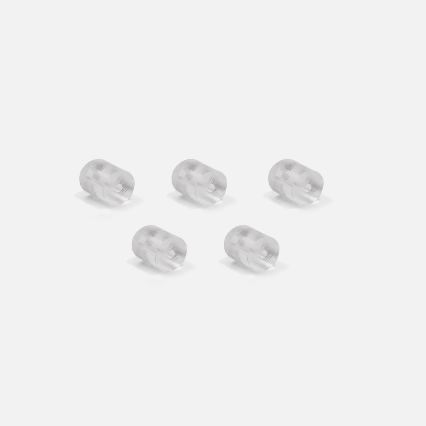 Fermoirs transparents pour tiges de boucles d’oreilles