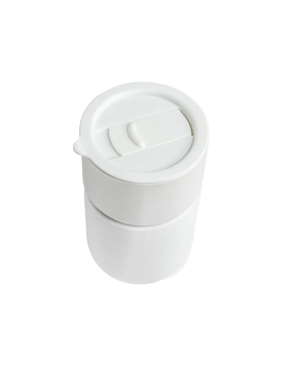 Tasse de transport en céramique ivoire - Image 2