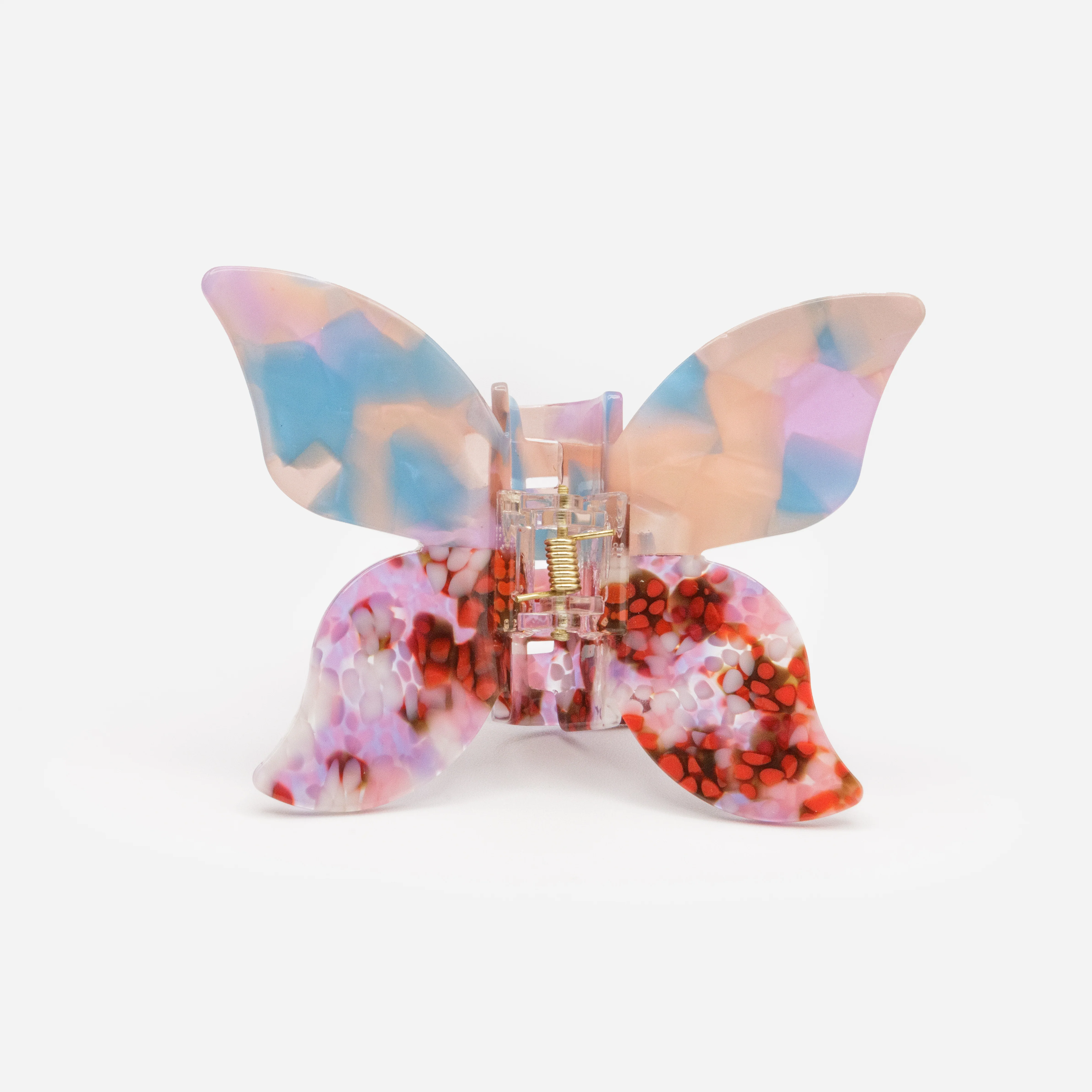 Très grande pince multicolore en forme de papillon - Image 4