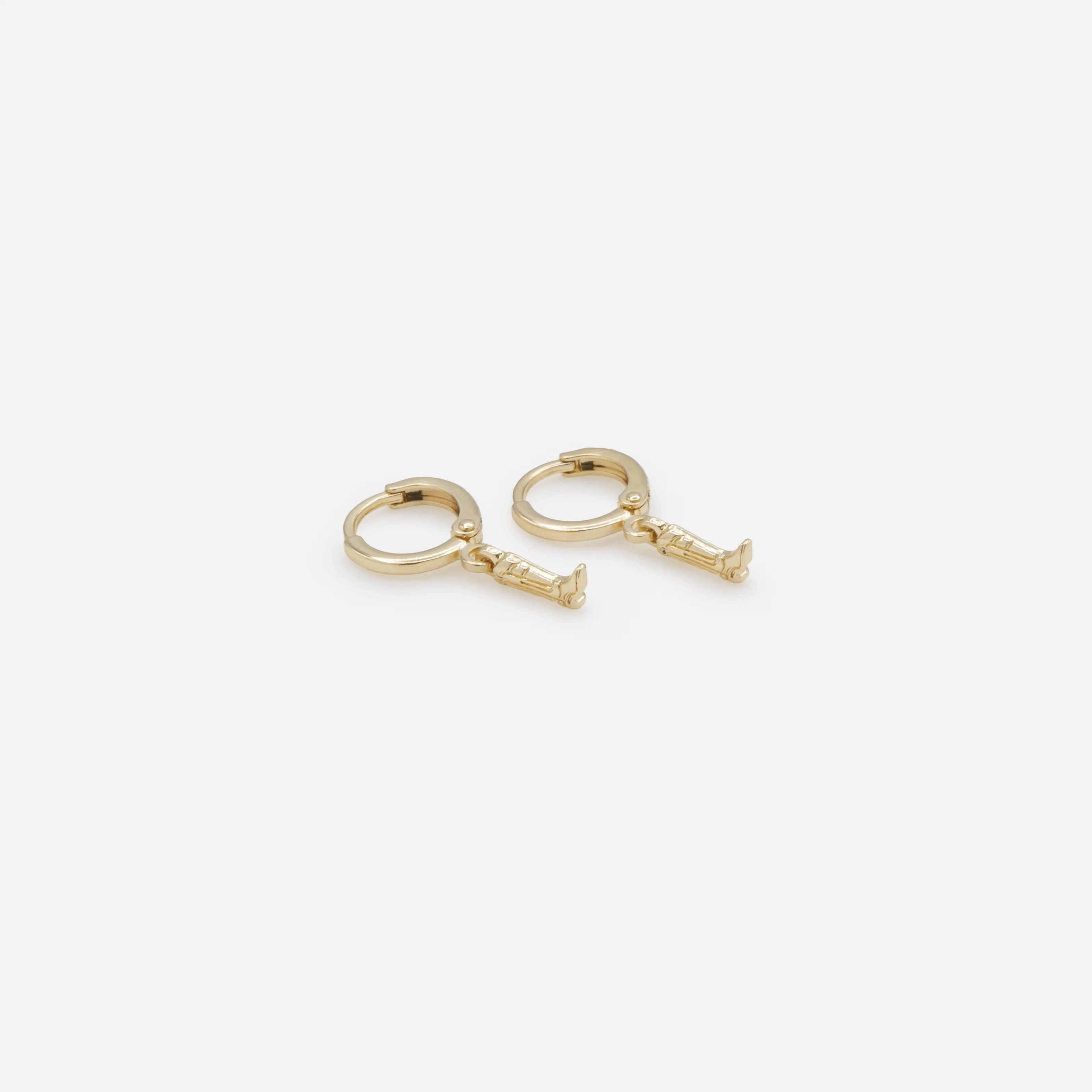 Trio de boucles d'oreilles cowgirl dorées - Image 5