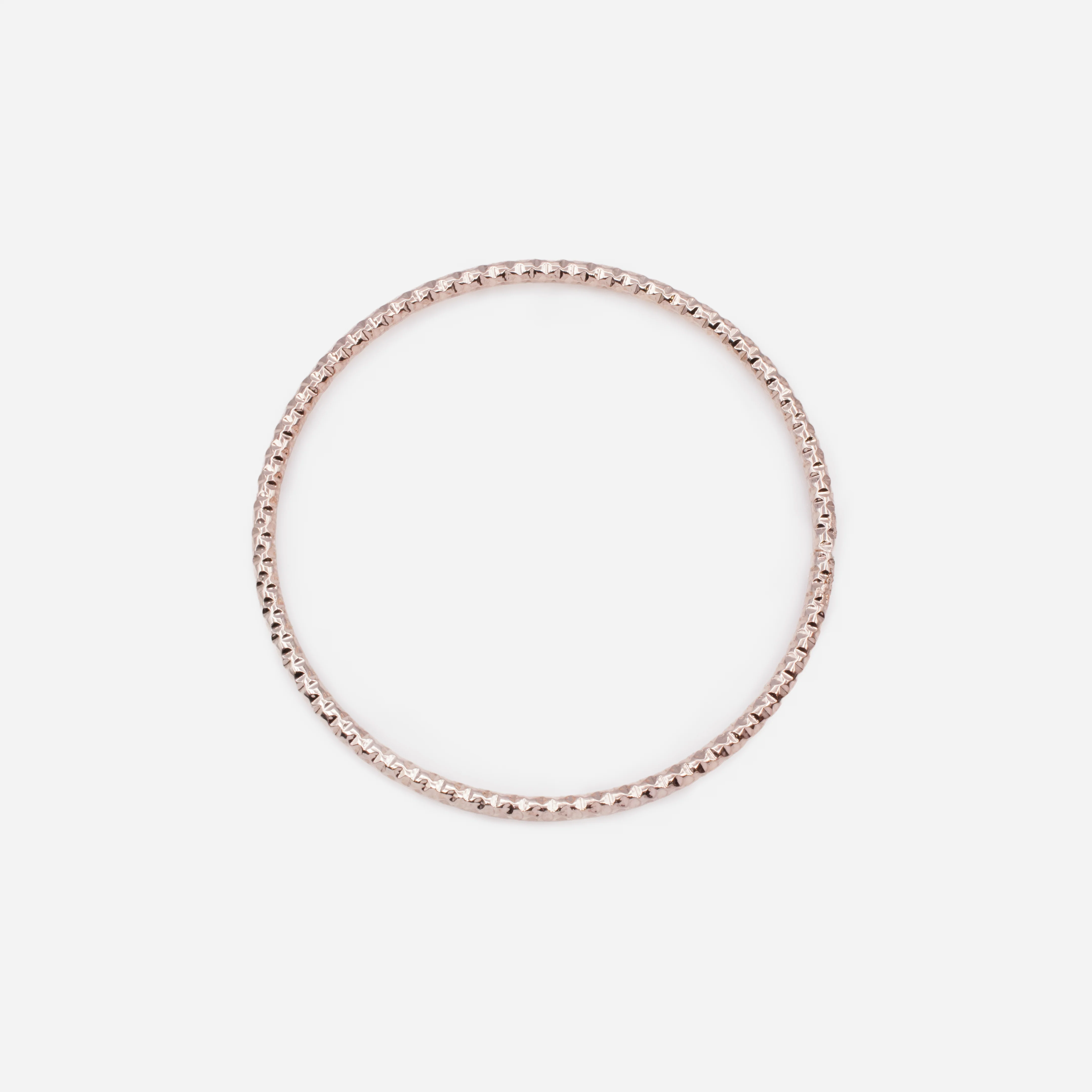Trio de bracelets rigides texturés 3 tons - Image 4